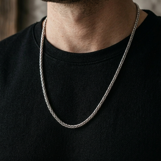 Spiga Chain Silver Necklace .925