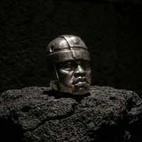 The Giant Olmec Head Pendant