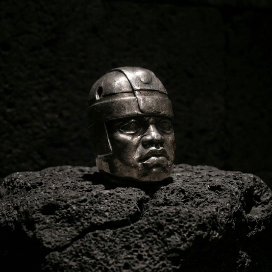 The Giant Olmec Head Pendant