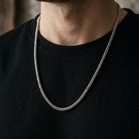 Spiga Chain Silver Necklace .925