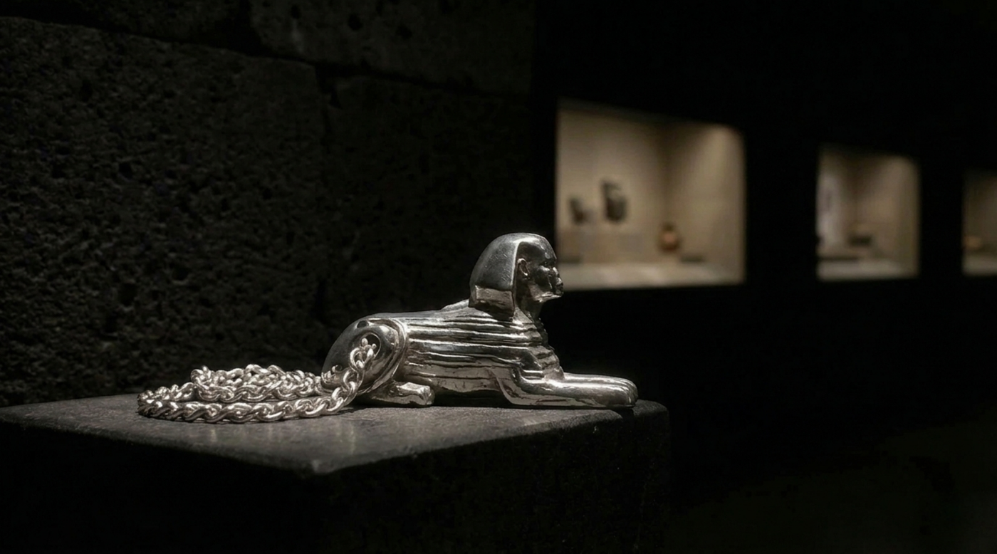 The Eroded Sphinx Pendant